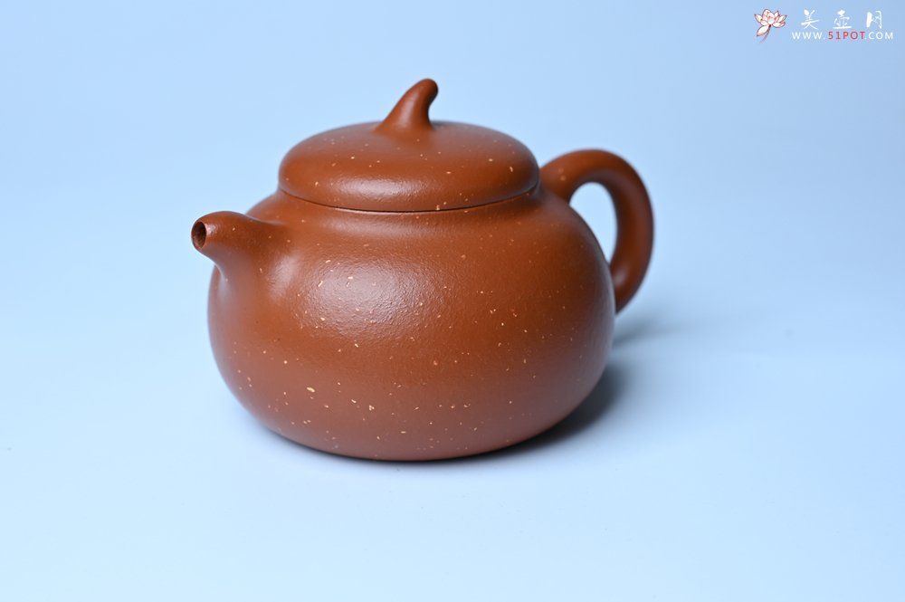 紫砂壶图片：美壶特惠 特好红泥桂花砂茄段壶 茶人醉爱 - 紫砂壶信息网