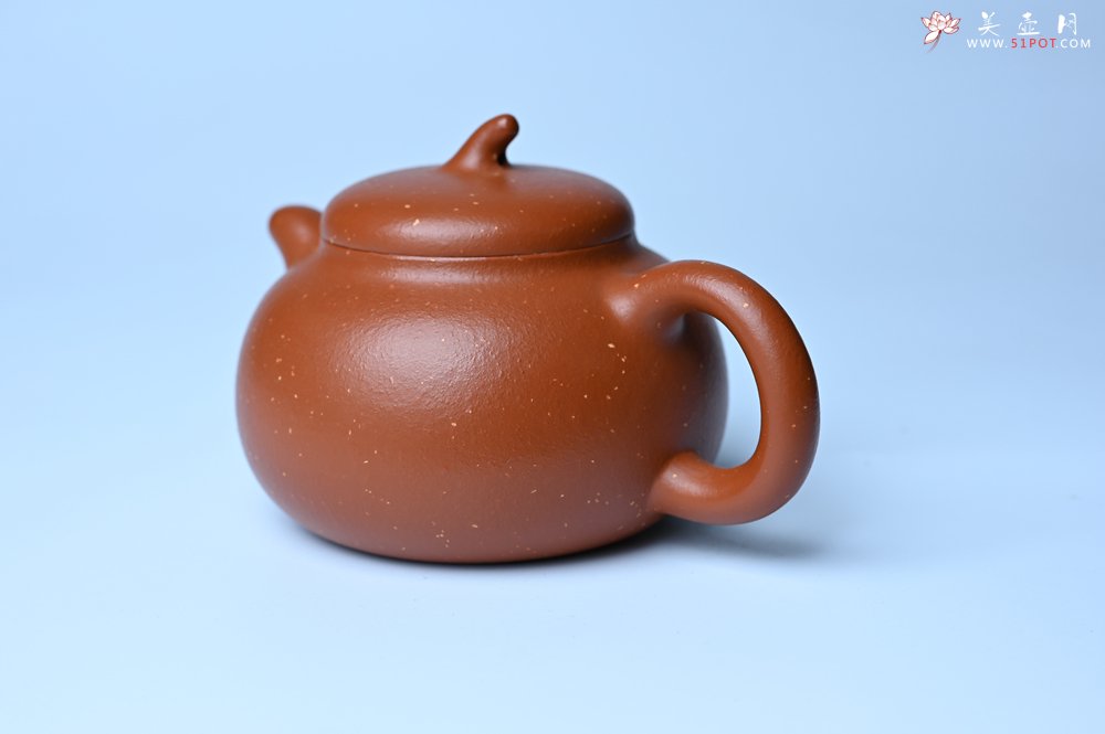 紫砂壶图片：美壶特惠 特好红泥桂花砂茄段壶 茶人醉爱 - 紫砂壶信息网