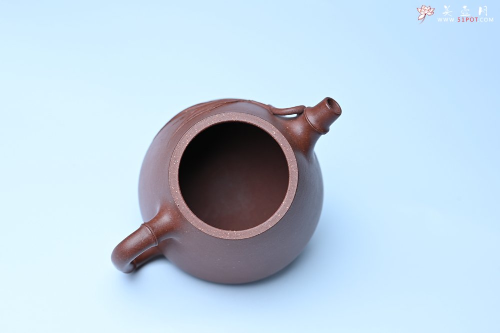 紫砂壶图片：美壶特惠 优质紫泥竹叶高石瓢壶 茶人醉爱 - 紫砂壶信息网