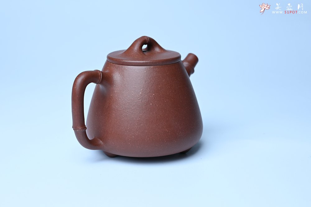 紫砂壶图片：美壶特惠 优质紫泥竹叶高石瓢壶 茶人醉爱 - 紫砂壶信息网