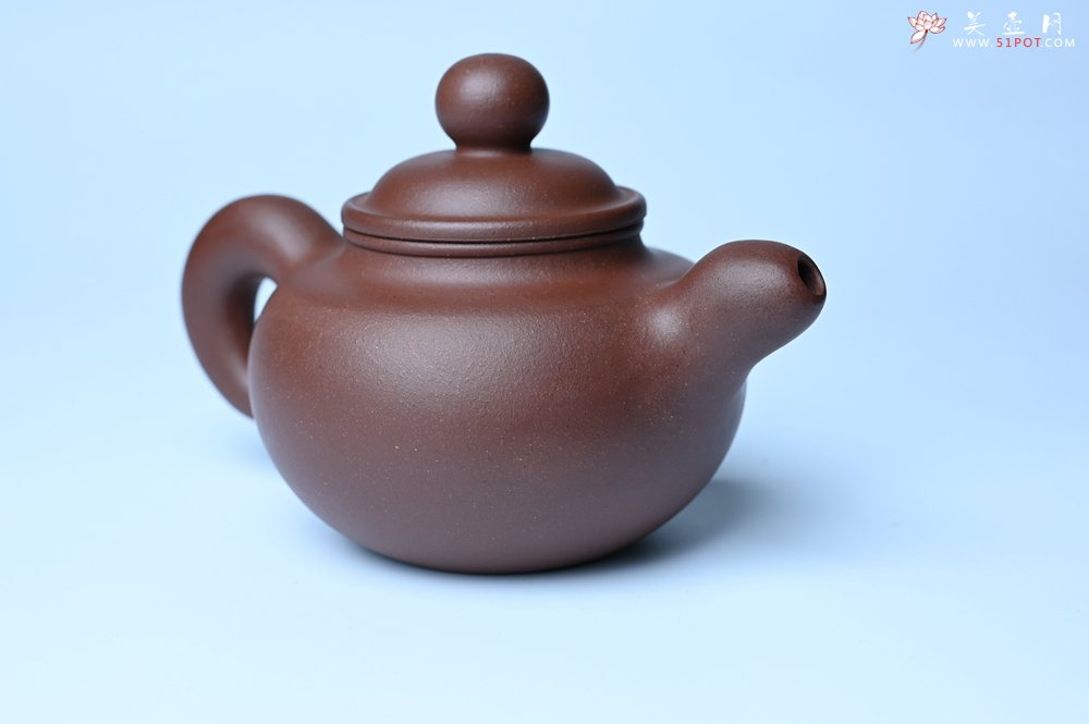 紫砂壶图片：美壶特惠 黑星红拼紫泥（家藏限量）道洪圆珠壶 - 紫砂壶信息网