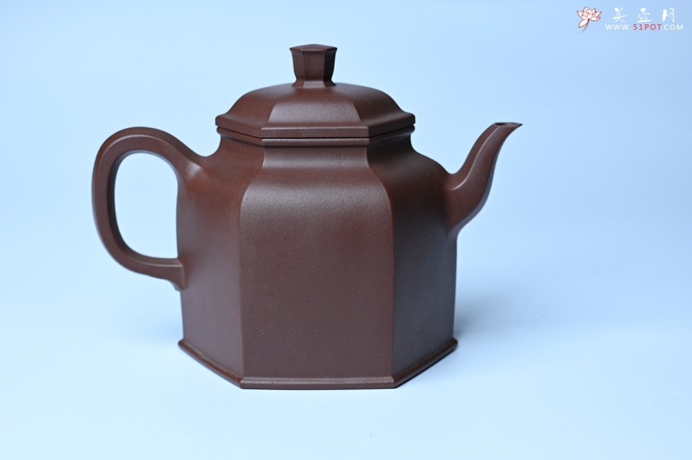 紫砂壶图片：美壶特惠 精致全手工六方金钟 泥料超好 - 紫砂壶信息网
