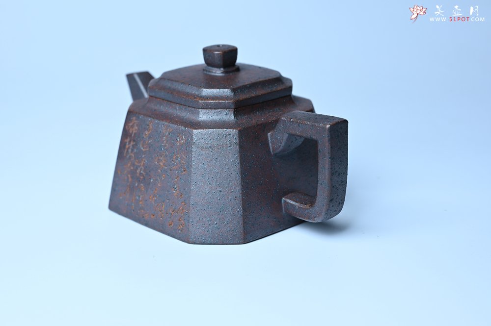 紫砂壶图片：美壶特惠 柴烧八方紫砂壶 茶人醉爱 - 紫砂壶信息网