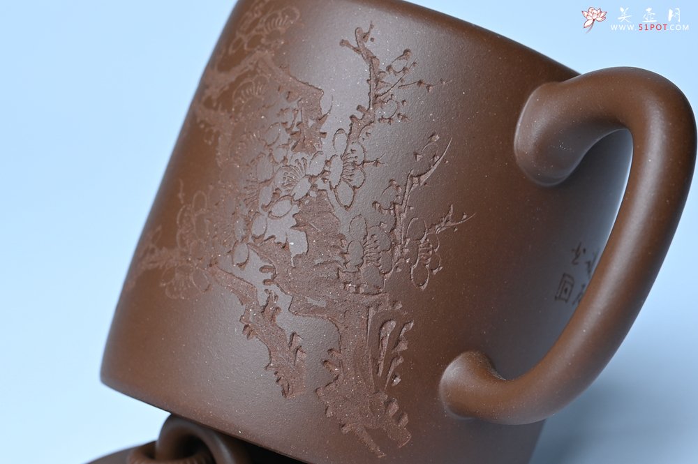 紫砂壶图片：美壶特惠 潜力股王静然 优质紫泥双圈壶 春风大雅能容物 装饰文雅 - 紫砂壶信息网