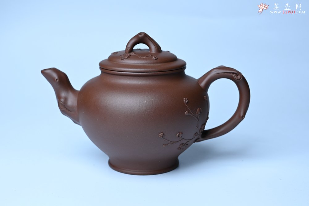 紫砂壶图片：美壶特惠 精致报春系列之梅花报春壶 - 紫砂壶信息网