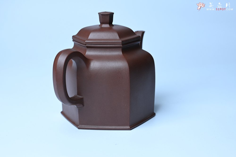紫砂壶图片：美壶特惠 精致全手工六方金钟 泥料超好 - 紫砂壶信息网
