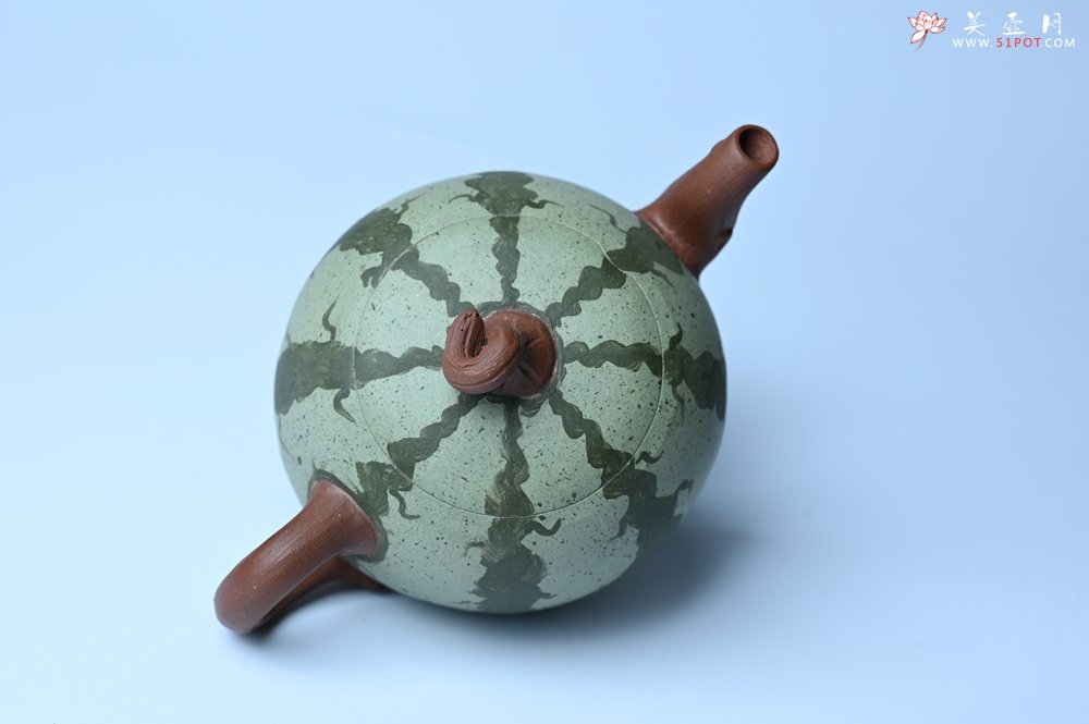 紫砂壶图片：美壶特惠 精致西瓜紫砂壶 茶人醉爱 - 紫砂壶信息网