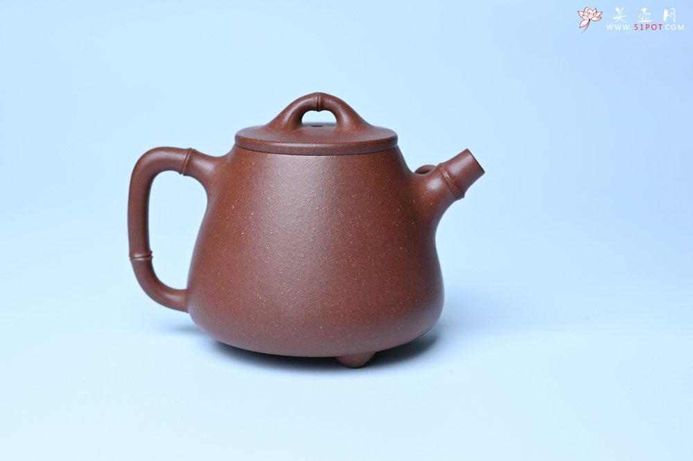 紫砂壶图片：美壶特惠 优质紫泥竹叶高石瓢壶 茶人醉爱 - 紫砂壶信息网