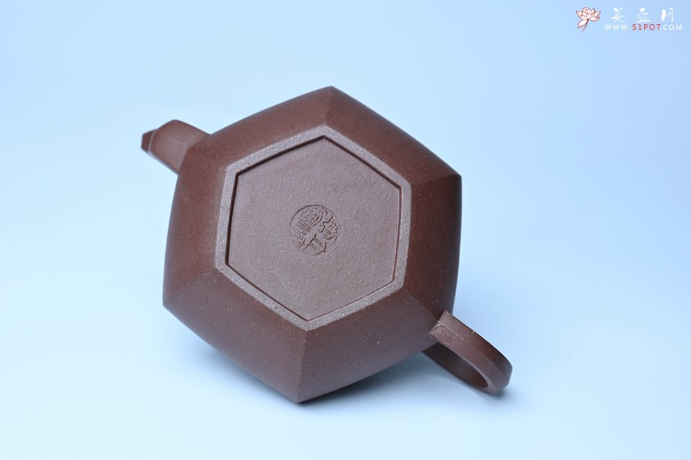 紫砂壶图片：美壶特惠 朱老师全手工六方君德壶 茶人醉爱 - 紫砂壶信息网