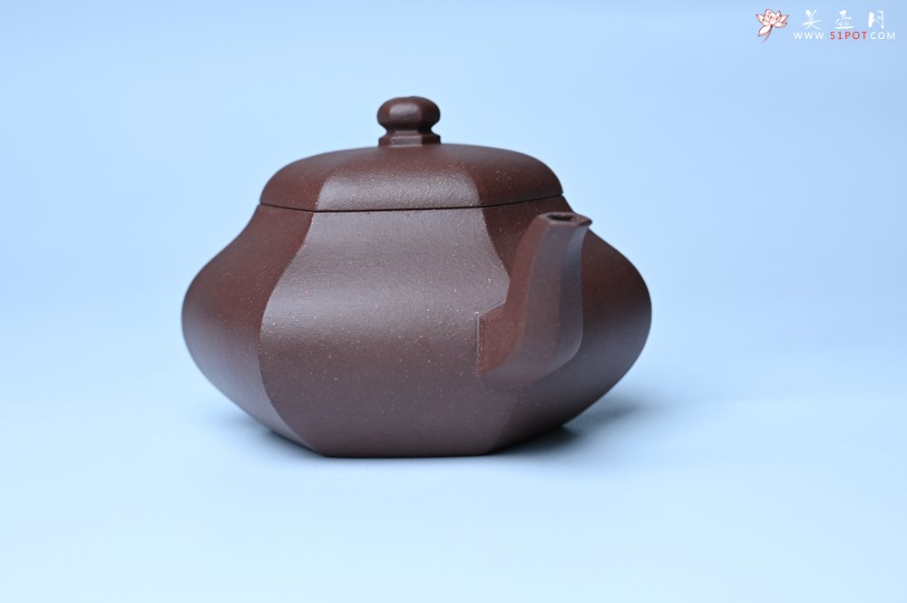 紫砂壶图片：美壶特惠 朱老师全手工六方君德壶 茶人醉爱 - 紫砂壶信息网