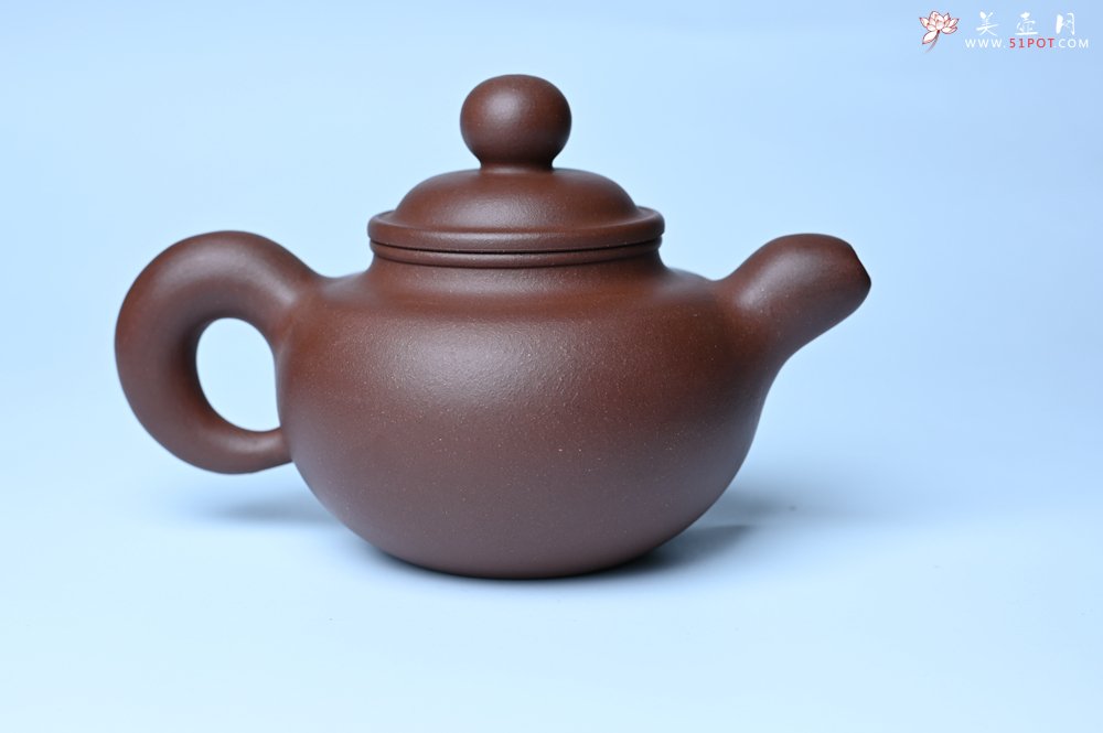 紫砂壶图片：美壶特惠 黑星红拼紫泥（家藏限量）道洪圆珠壶 - 紫砂壶信息网