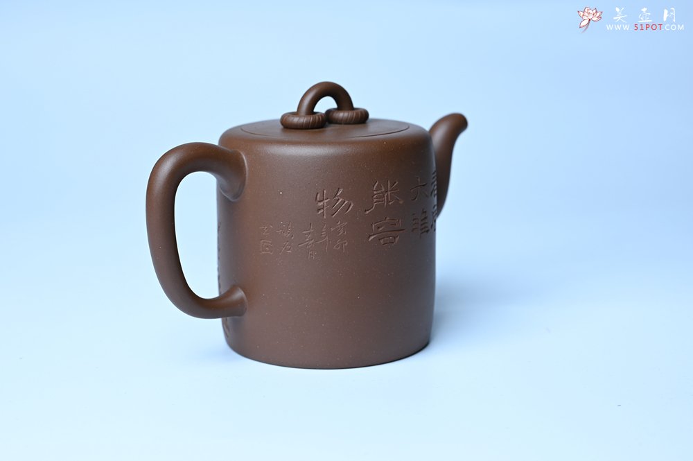 紫砂壶图片：美壶特惠 潜力股王静然 优质紫泥双圈壶 春风大雅能容物 装饰文雅 - 紫砂壶信息网
