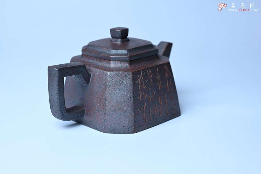 紫砂壶图片：美壶特惠 柴烧八方紫砂壶 茶人醉爱 - 紫砂壶信息网