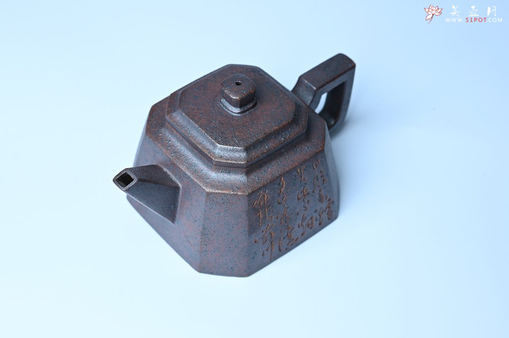 紫砂壶图片：美壶特惠 柴烧八方紫砂壶 茶人醉爱 - 紫砂壶信息网