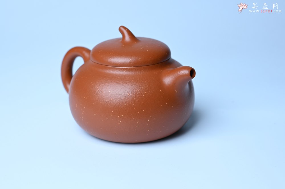 紫砂壶图片：美壶特惠 特好红泥桂花砂茄段壶 茶人醉爱 - 紫砂壶信息网