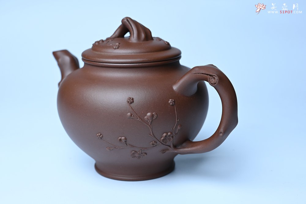 紫砂壶图片：美壶特惠 精致报春系列之梅花报春壶 - 紫砂壶信息网