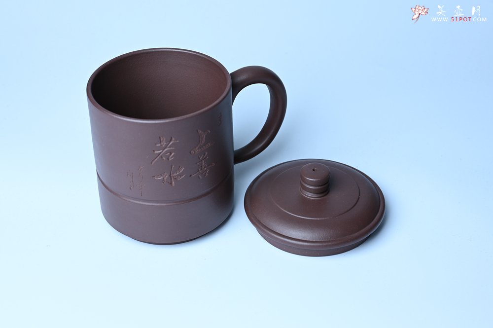 紫砂壶图片：优质紫泥 上善若水杯 美杯特惠 - 紫砂壶信息网