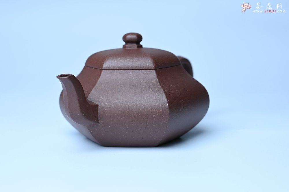 紫砂壶图片：美壶特惠 朱老师全手工六方君德壶 茶人醉爱 - 紫砂壶信息网