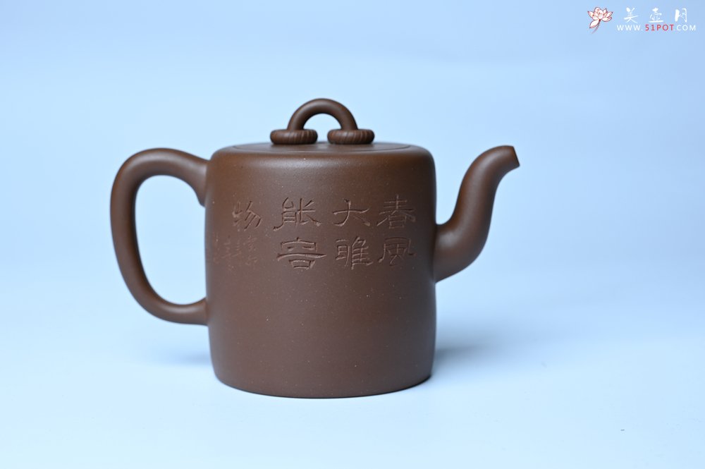 紫砂壶图片：美壶特惠 潜力股王静然 优质紫泥双圈壶 春风大雅能容物 装饰文雅 - 紫砂壶信息网