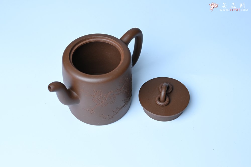 紫砂壶图片：美壶特惠 潜力股王静然 优质紫泥双圈壶 春风大雅能容物 装饰文雅 - 紫砂壶信息网