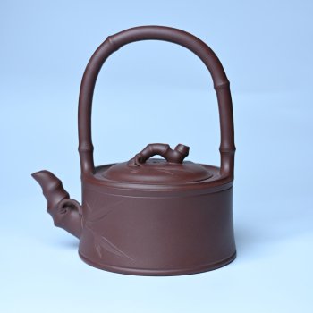 美壶特惠紫砂壶手工手制紫泥竹段提梁壶 茶壶 茶具 单壶 - 紫砂壶信息网