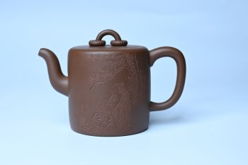 美壶特惠 潜力股王静然 优质紫泥双圈壶 兴来每独往 胜事空自知 装饰文雅 - 紫砂壶信息网