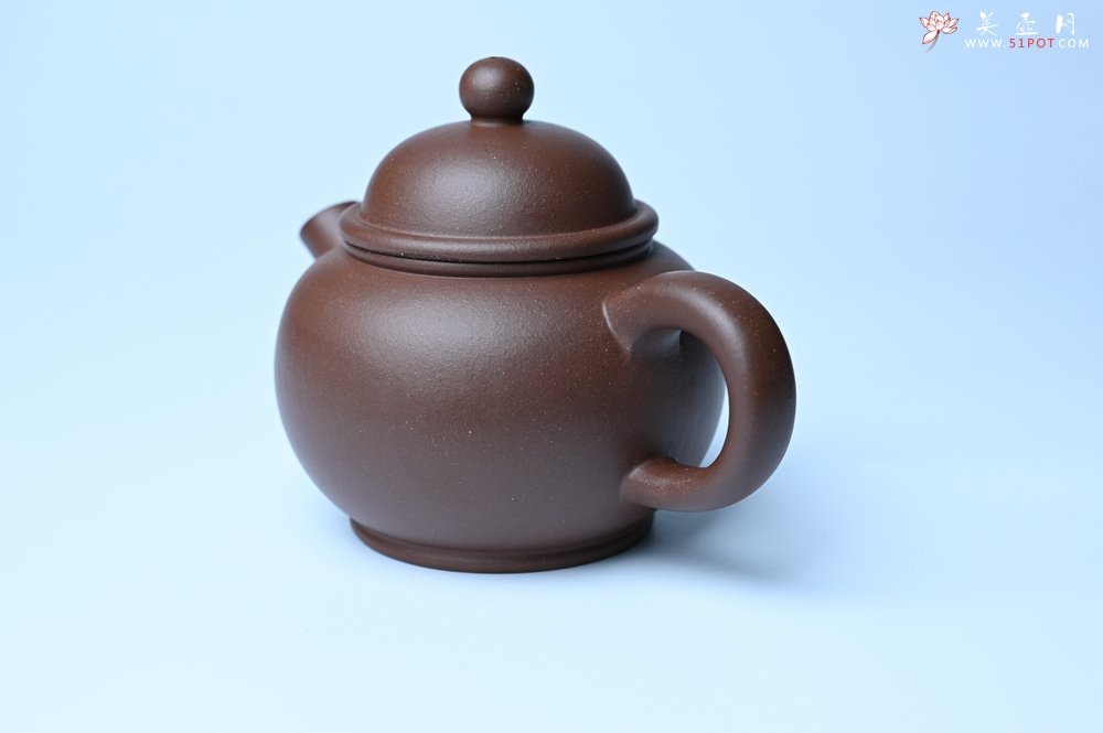 紫砂壶图片：美壶特惠 精致黑星红拼紫泥（家藏限量）大炮巨轮壶 球孔出水爽利 茶人醉爱 - 紫砂壶信息网