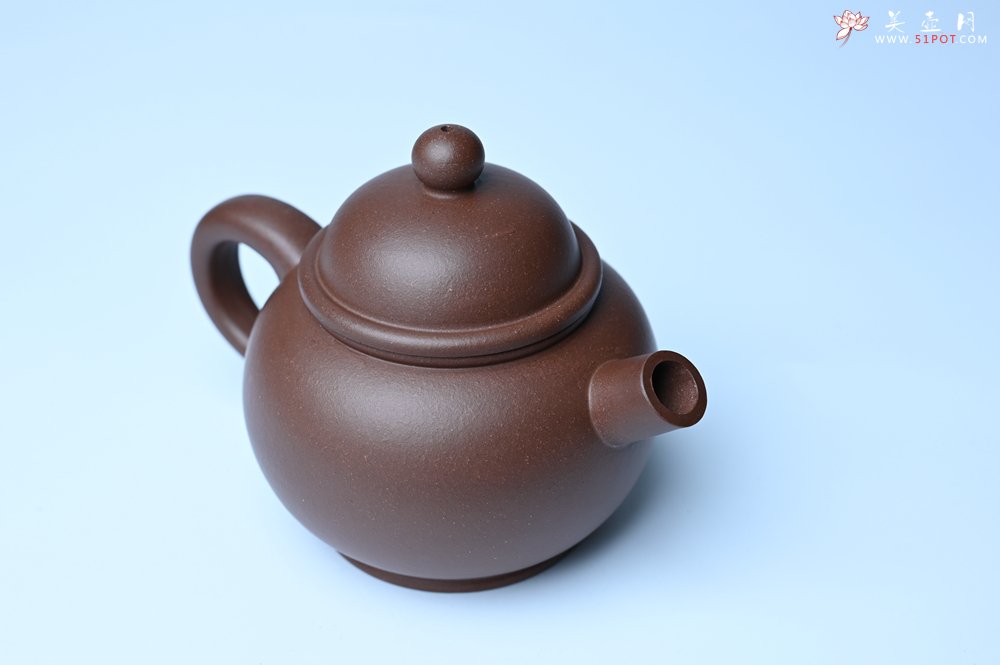 紫砂壶图片：美壶特惠 精致黑星红拼紫泥（家藏限量）大炮巨轮壶 球孔出水爽利 茶人醉爱 - 紫砂壶信息网