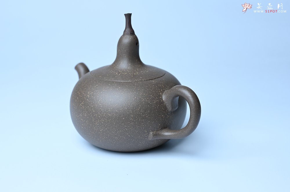 紫砂壶图片：美壶特惠 精致青段大肚茄子壶 茶人醉爱 - 紫砂壶信息网