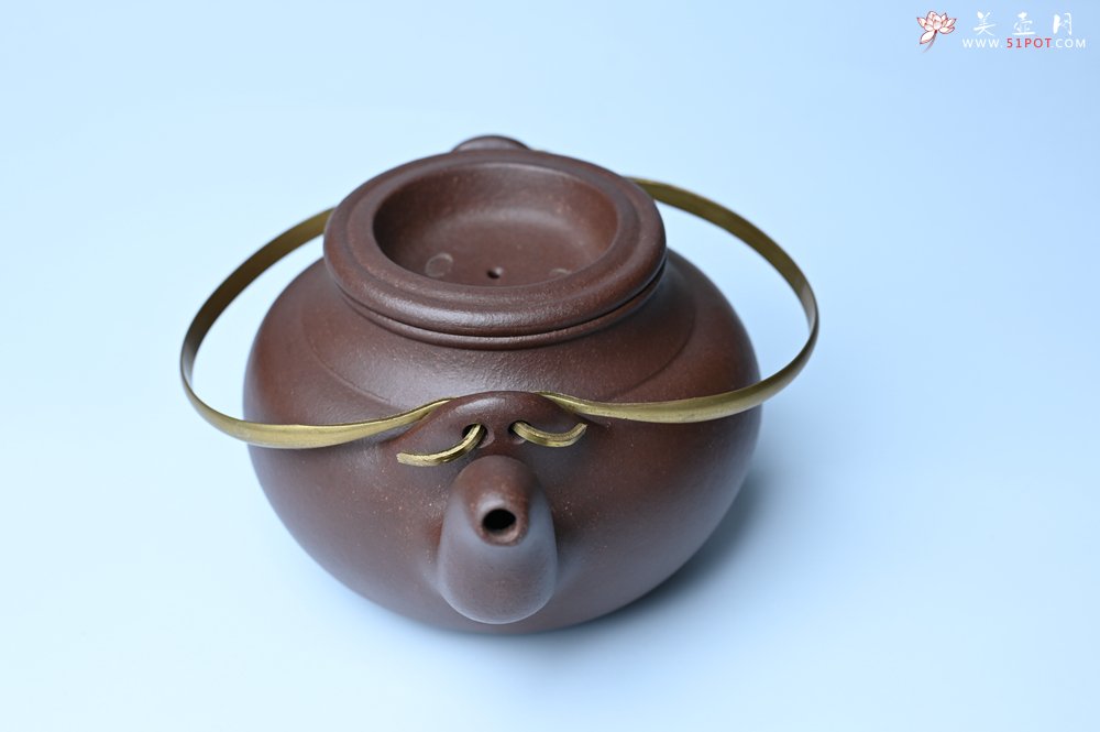 紫砂壶图片：美壶特惠 手工手制精致老紫泥提梁壶 茶人醉爱 - 紫砂壶信息网