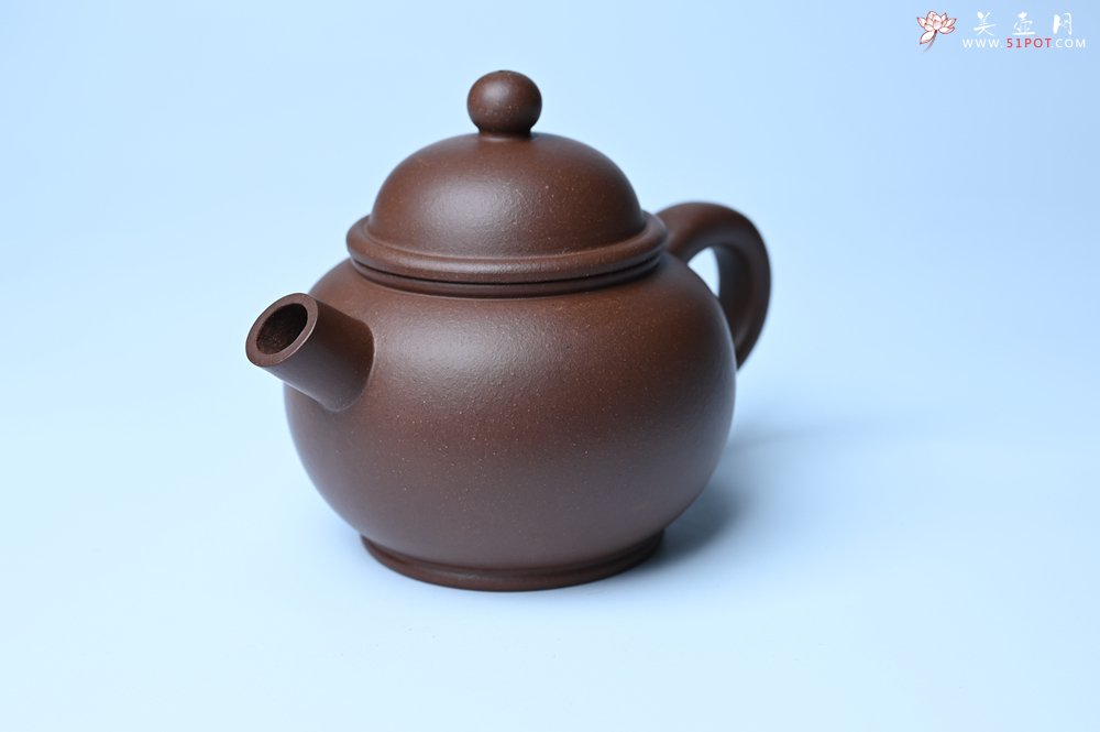 紫砂壶图片：美壶特惠 精致黑星红拼紫泥（家藏限量）大炮巨轮壶 球孔出水爽利 茶人醉爱 - 紫砂壶信息网
