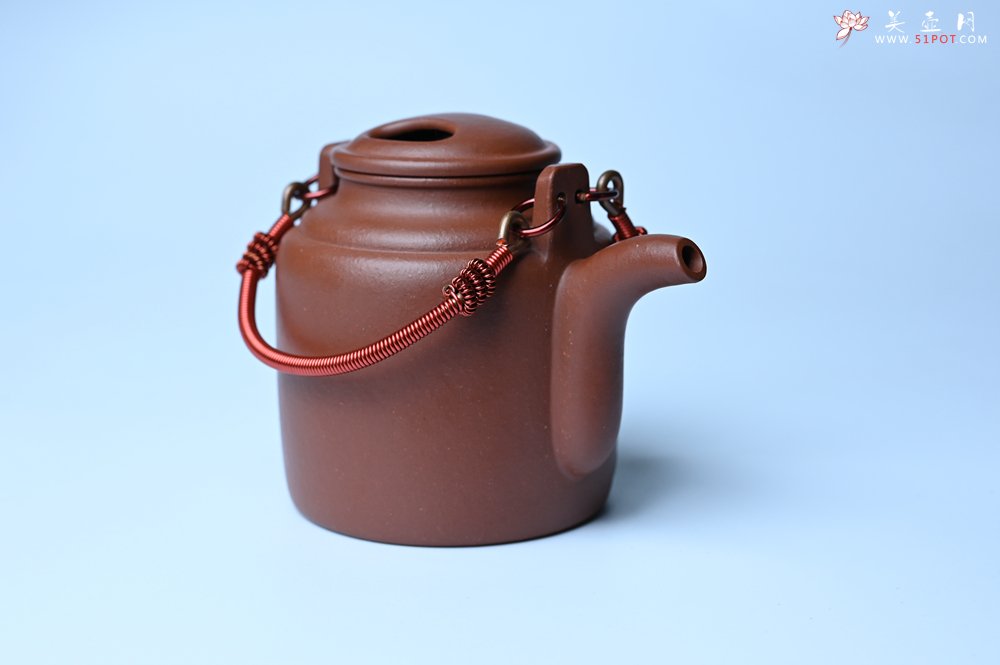 紫砂壶图片：美壶特惠 特好红皮龙精工洋桶壶 茶人醉爱 - 紫砂壶信息网