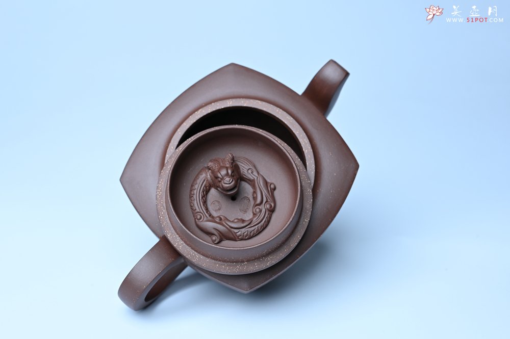 紫砂壶图片：美壶年底特惠 精工卧虎藏龙壶 难度大 茶人醉爱 - 紫砂壶信息网