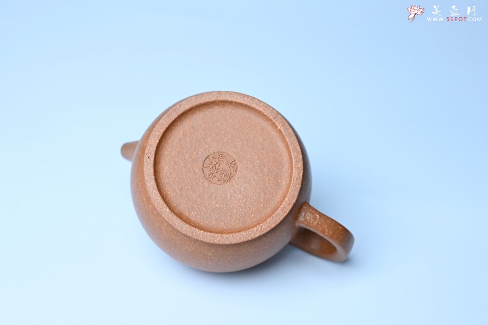 紫砂壶图片：美壶特惠 特好黄降坡泥巨轮珠紫砂壶 茶人醉爱 - 紫砂壶信息网