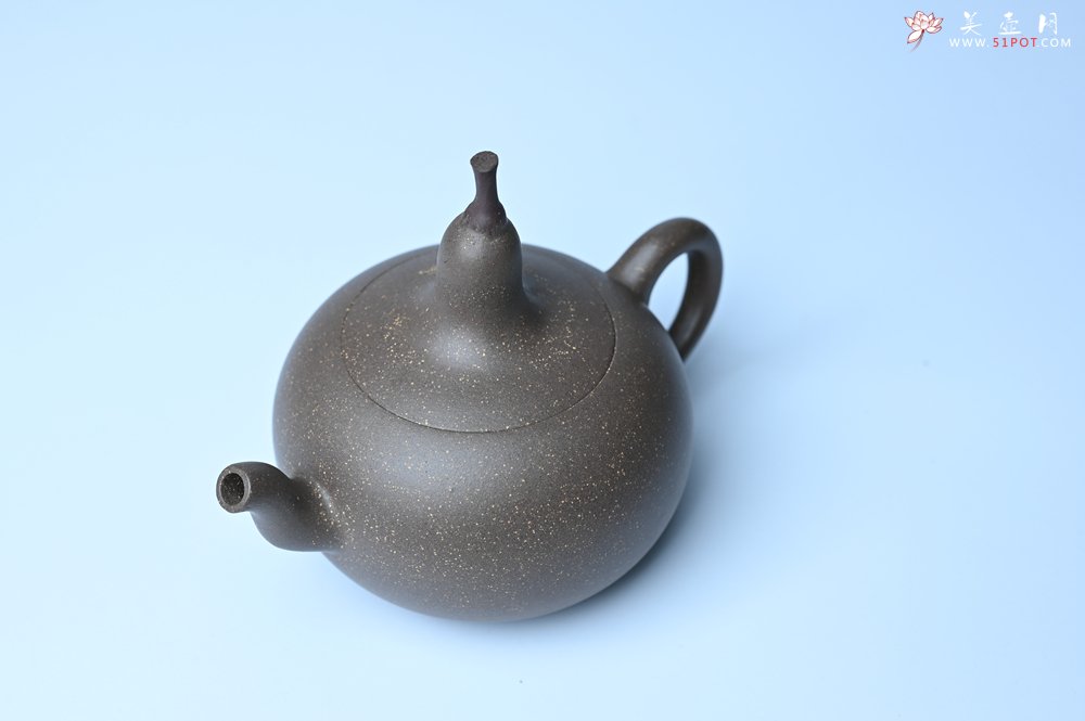 紫砂壶图片：美壶特惠 精致青段大肚茄子壶 茶人醉爱 - 紫砂壶信息网