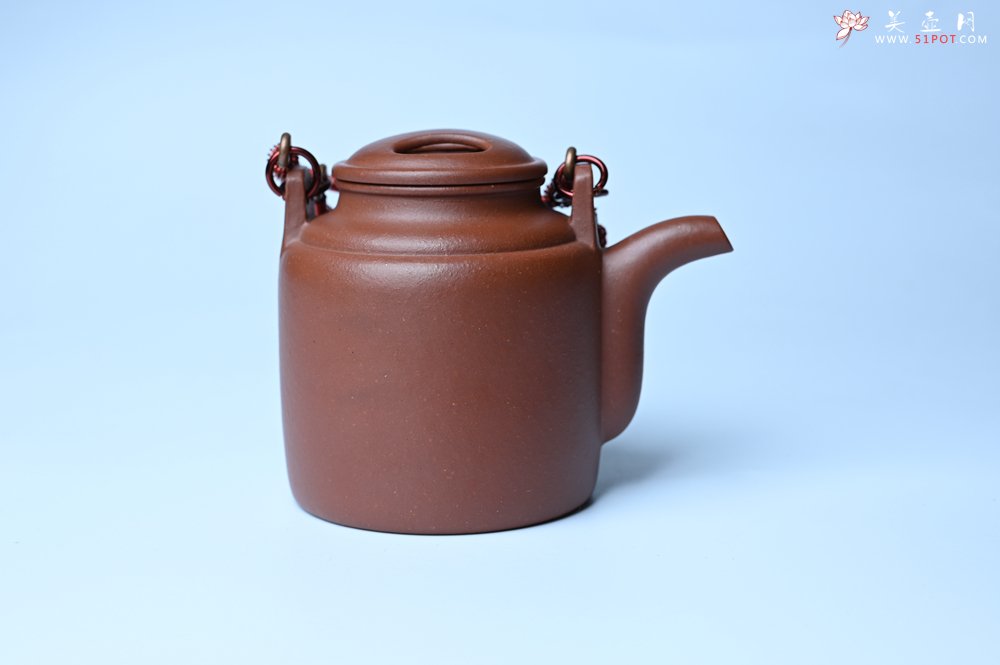 紫砂壶图片：美壶特惠 特好红皮龙精工洋桶壶 茶人醉爱 - 紫砂壶信息网