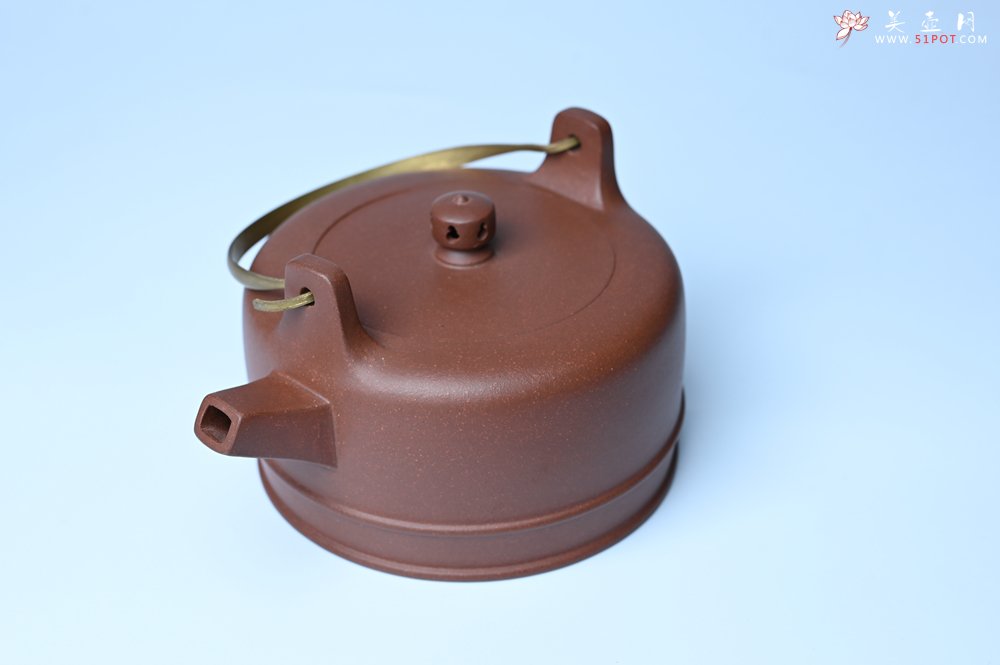 紫砂壶图片：美壶特惠 手工手制精致紫泥提梁壶 茶人醉爱 - 紫砂壶信息网