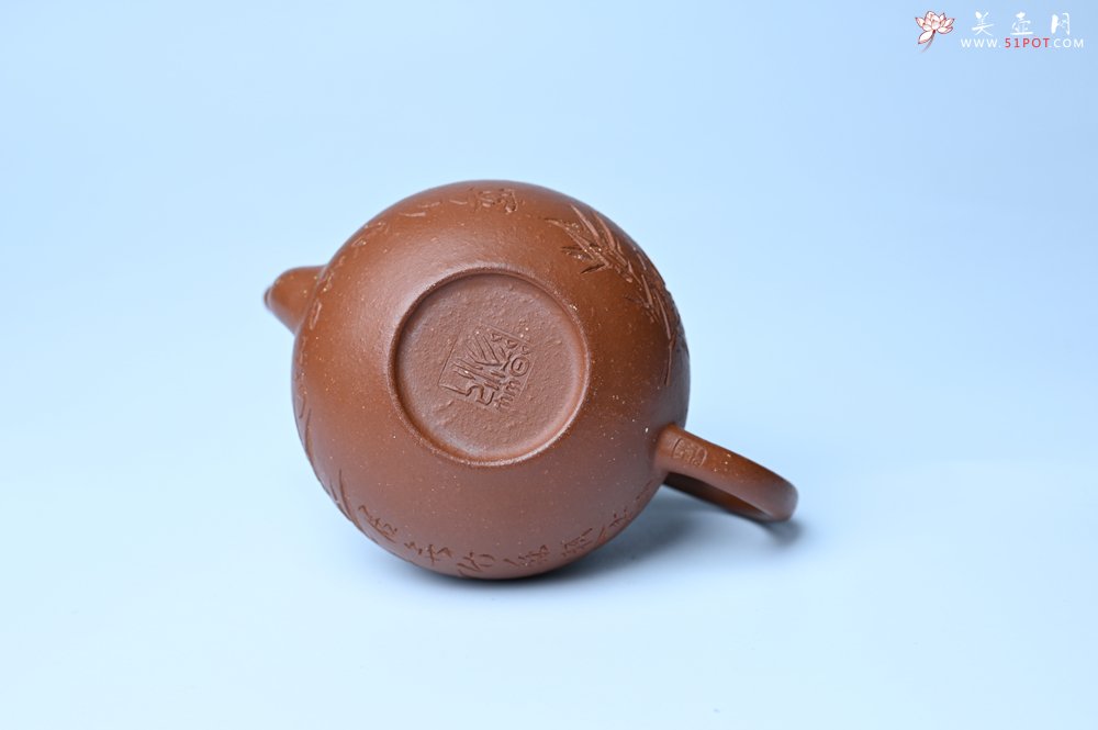 紫砂壶图片：美壶特惠 特好朱泥居不可无竹梨形壶 茶人醉爱 - 紫砂壶信息网