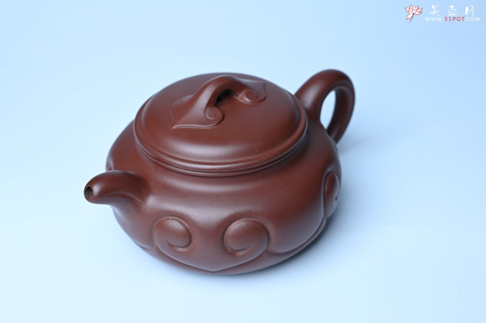 紫砂壶图片：美壶特惠 精致紫泥仿古如意壶 茶人醉爱 - 紫砂壶信息网