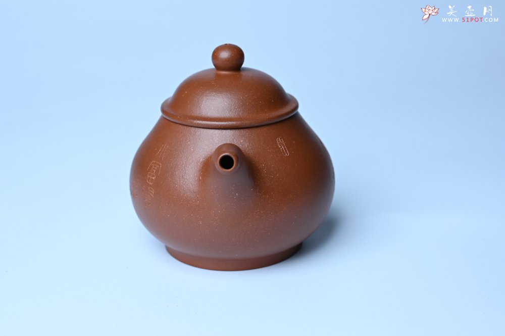 紫砂壶图片：美壶特惠 王老师 全手工红降坡泥潘壶 国助工 易轩 范小君徒杨志超老师刻绘 装饰小富贵特文气 - 紫砂壶信息网