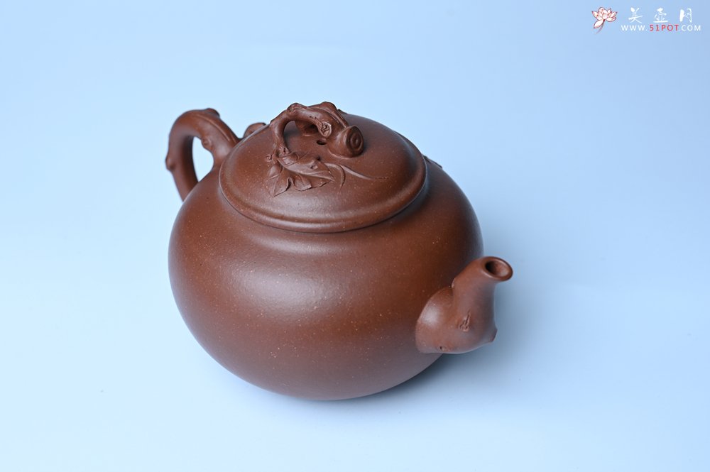 紫砂壶图片：美壶特惠 精品多子多福紫砂壶 帖叶生动细腻 送礼佳品 - 紫砂壶信息网