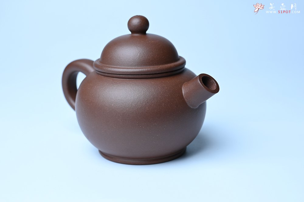 紫砂壶图片：美壶特惠 精致黑星红拼紫泥（家藏限量）大炮巨轮壶 球孔出水爽利 茶人醉爱 - 紫砂壶信息网