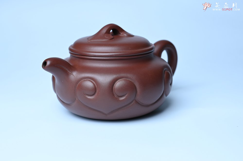 紫砂壶图片：美壶特惠 精致紫泥仿古如意壶 茶人醉爱 - 紫砂壶信息网