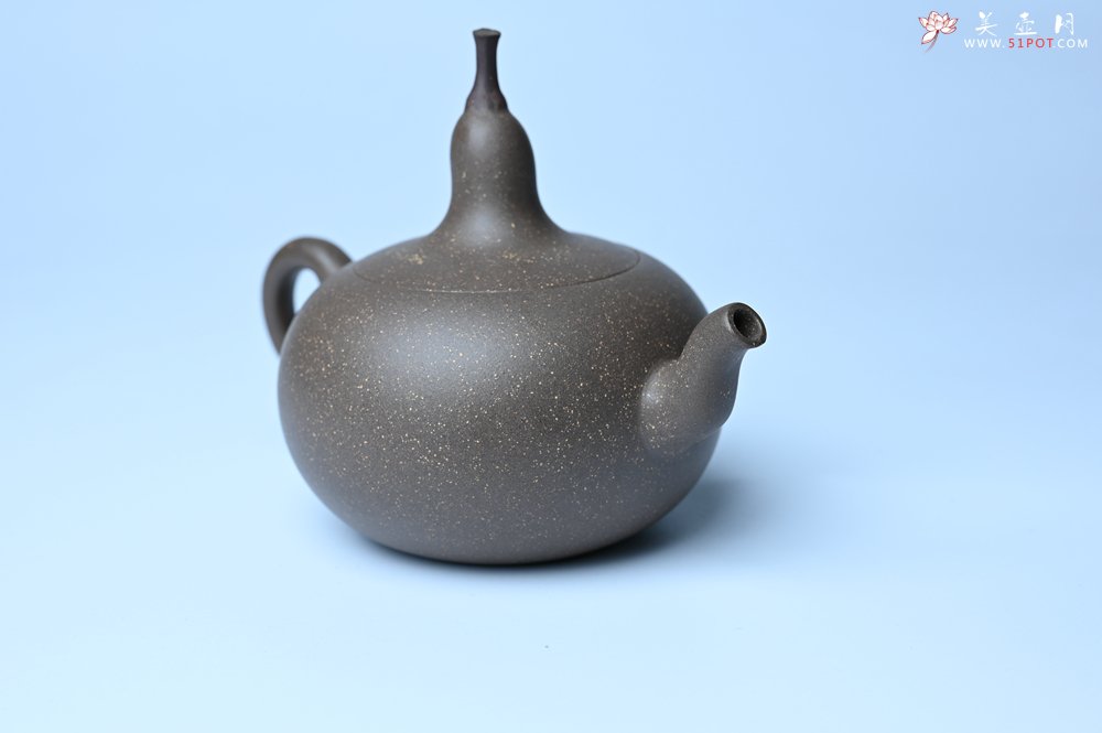 紫砂壶图片：美壶特惠 精致青段大肚茄子壶 茶人醉爱 - 紫砂壶信息网