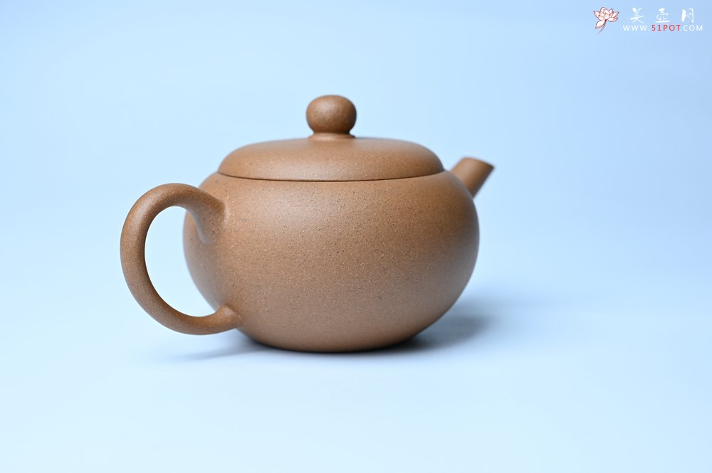 紫砂壶图片：美壶特惠 特好老段泥圆珠壶 - 紫砂壶信息网