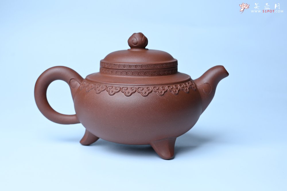 紫砂壶图片：美壶特惠 精致特好底曹青云肩如意壶 - 紫砂壶信息网