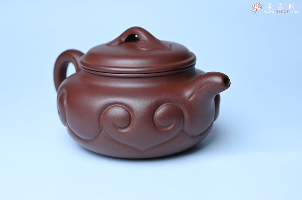 紫砂壶图片：美壶特惠 精致紫泥仿古如意壶 茶人醉爱 - 紫砂壶信息网