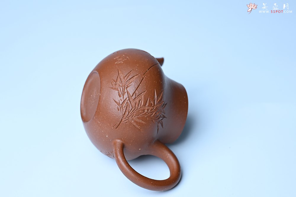 紫砂壶图片：美壶特惠 特好朱泥居不可无竹梨形壶 茶人醉爱 - 紫砂壶信息网