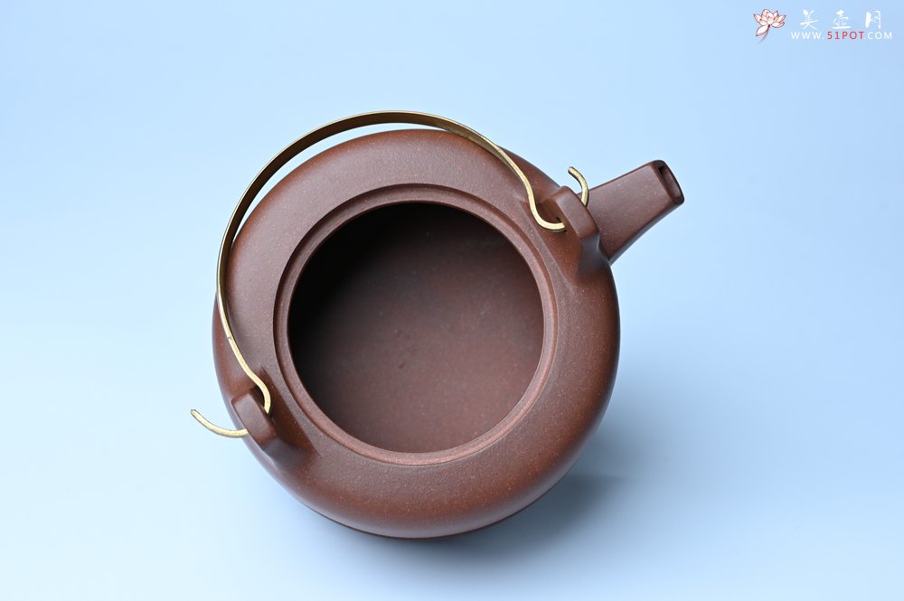 紫砂壶图片：美壶特惠 手工手制精致紫泥提梁壶 茶人醉爱 - 紫砂壶信息网