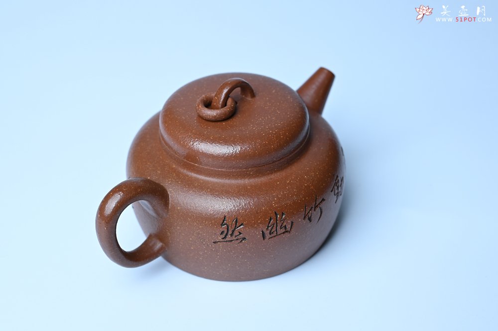 紫砂壶图片：美壶特惠 养过油润降坡泥圈钮德中壶 茶人醉爱 - 紫砂壶信息网